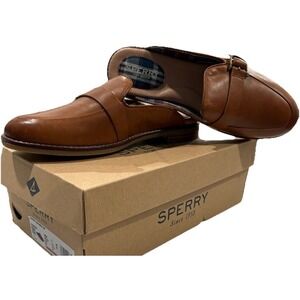NEW Sperry Top-Sider Seaport Levy Mules Premium Leather Size 7 Slip On CHIC